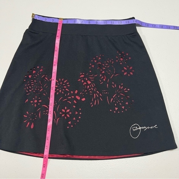 Desigual Gemma Bird and Flower Cut Skirt - Picture 9 of 9